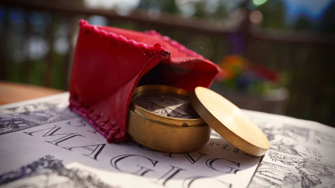 Coin Box Wallet by Jeff Copeland red 