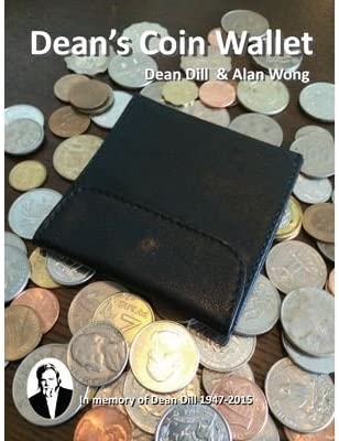 Dean’s Coin Wallet by Dean Dill and Alan Wong on top of numerous coins