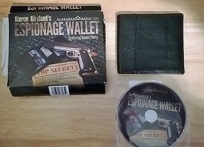 Espionage wallet by Alakazam box wallet and CD