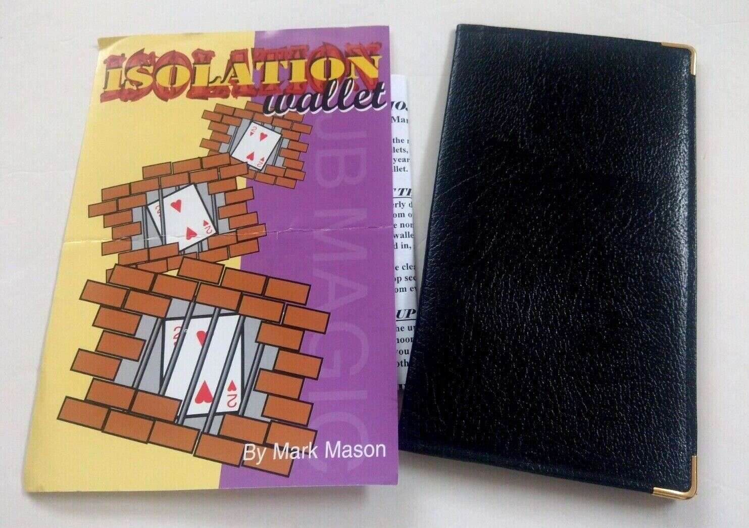 Isolation Wallet by Mark Mason and packaging