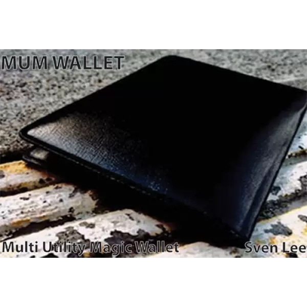 MUM Wallet by Sven Lee shown closed on a weathered surface