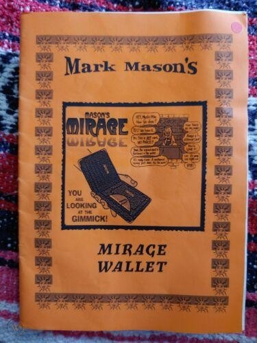 Mirage Wallet by Mark Mason instructions (front)