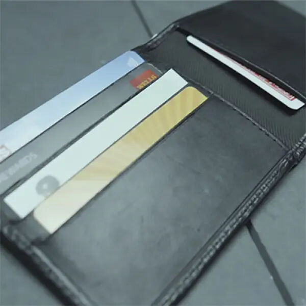 Speed Loader Plus Wallet by Tony Miller and Mark Mason showing inside on flat surface