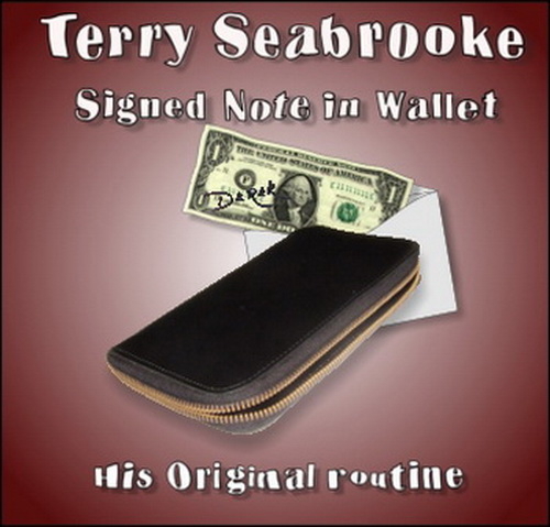 Terry Seabrooke Signed Note In Wallet product image