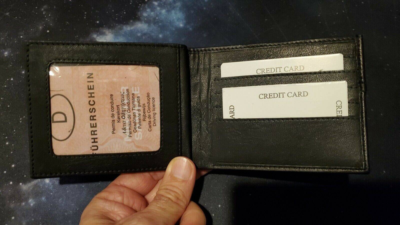 The Cassidy Wallet by Nakul Shenoy shown open