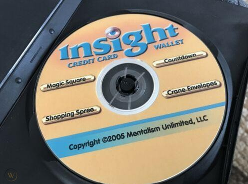 Insight Credit Card Wallet dvd inside case
