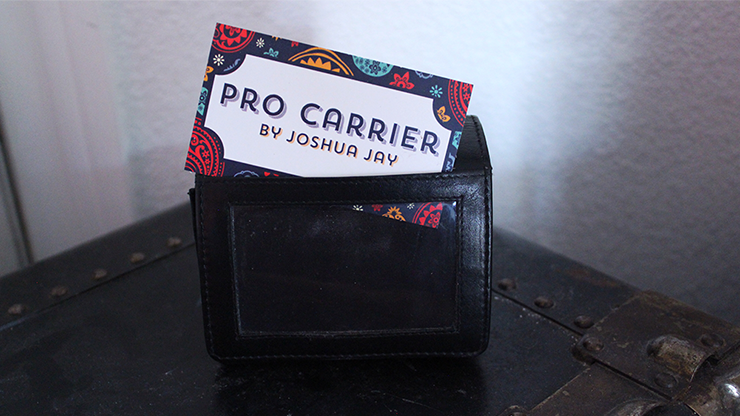 Pro Carrier Deluxe by Joshua Jay with business card partially inserted