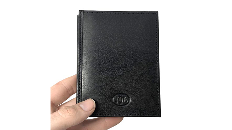 The Z-Fold Wallet by Jerry O’Connel & Propdog shown closed and held in left hand