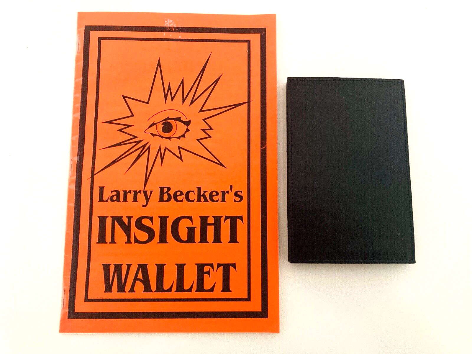 Larry Becker Insight Wallet  and booklet shown closed