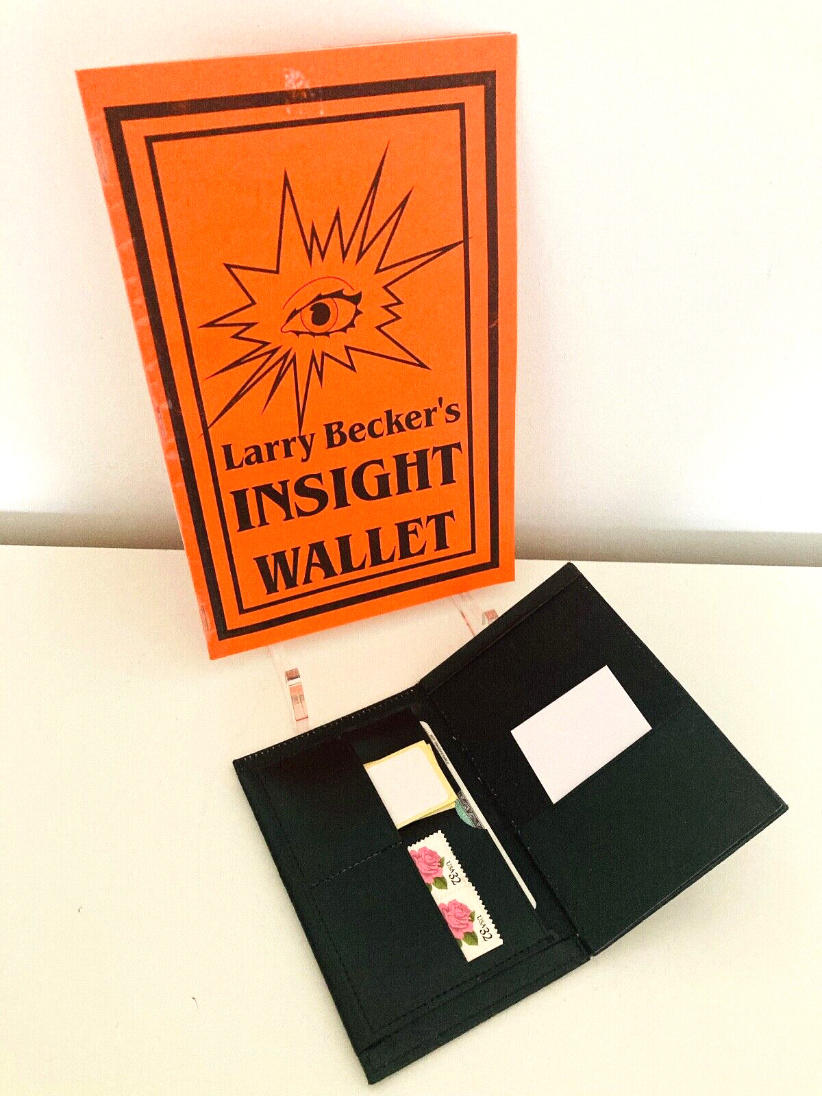 Larry Becker Insight Wallet Booklet and Wallet shown open